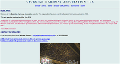 Desktop Screenshot of georgianharmony.org.uk