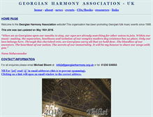 Tablet Screenshot of georgianharmony.org.uk